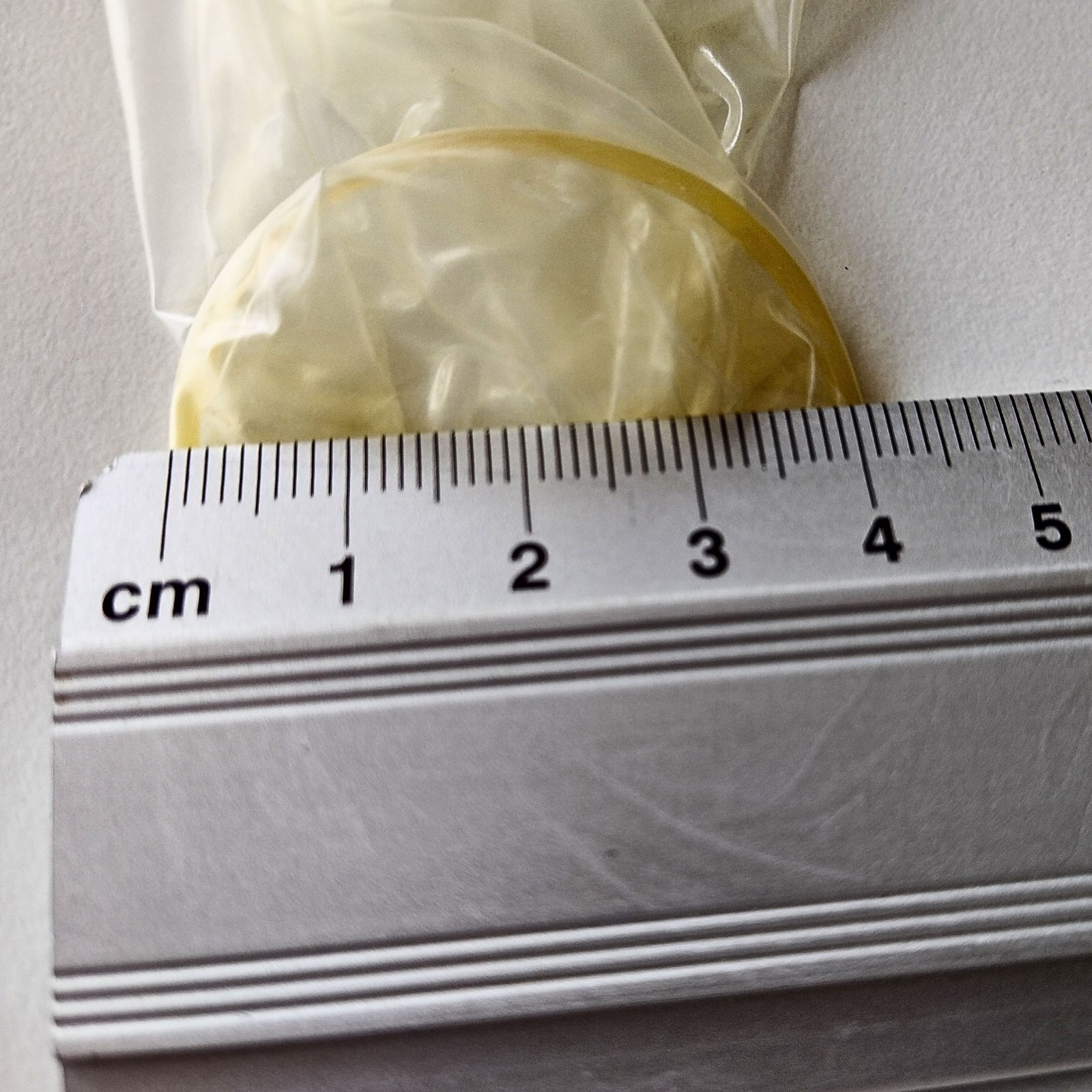 Măsurarea diametrului unui prezervativ